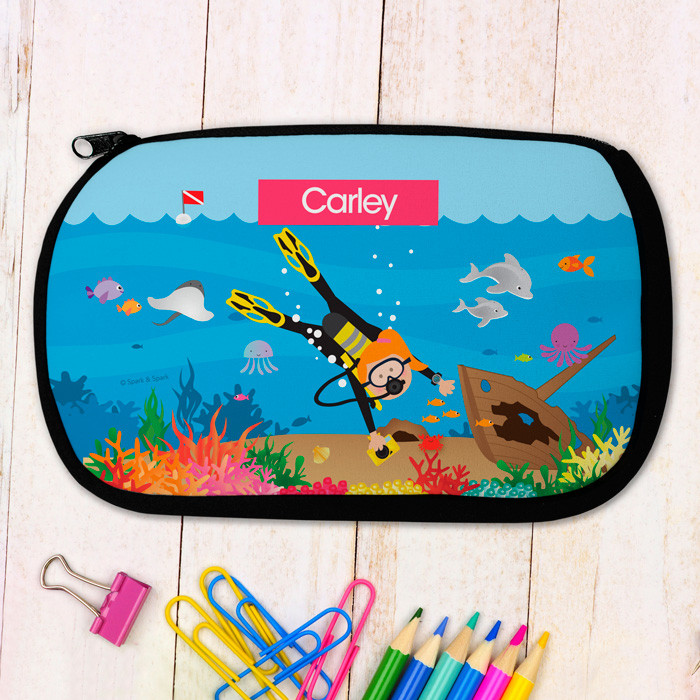Under The Sea Girl Pencil Case