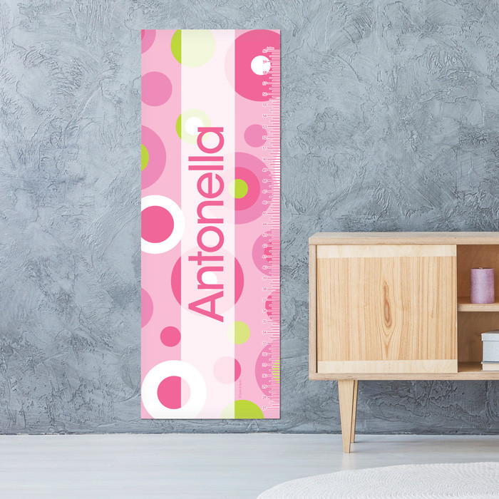 Circles and Circles Pink Growth Chart