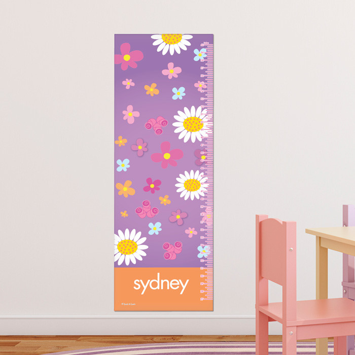 Field Of Flowers - Purple Growth Chart