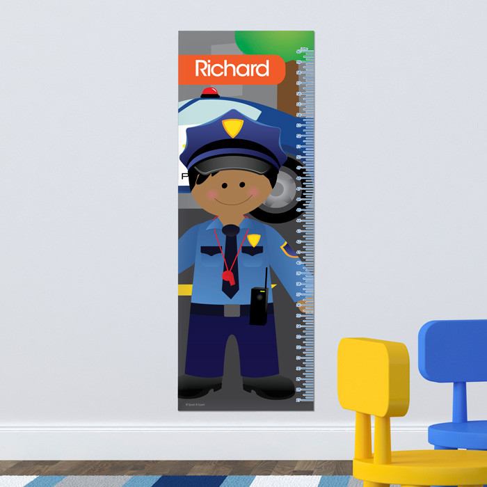 Police On Duty Kids Growth Chart