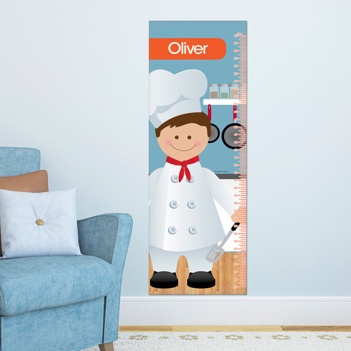 A Boys Chef's Taste Kids Growth Chart