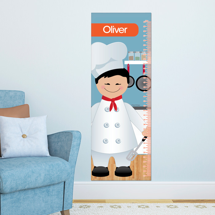 A Boys Chef's Taste Kids Growth Chart