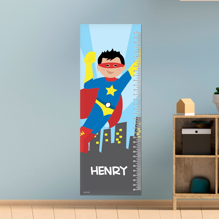 A Cool Superhero Growth Chart