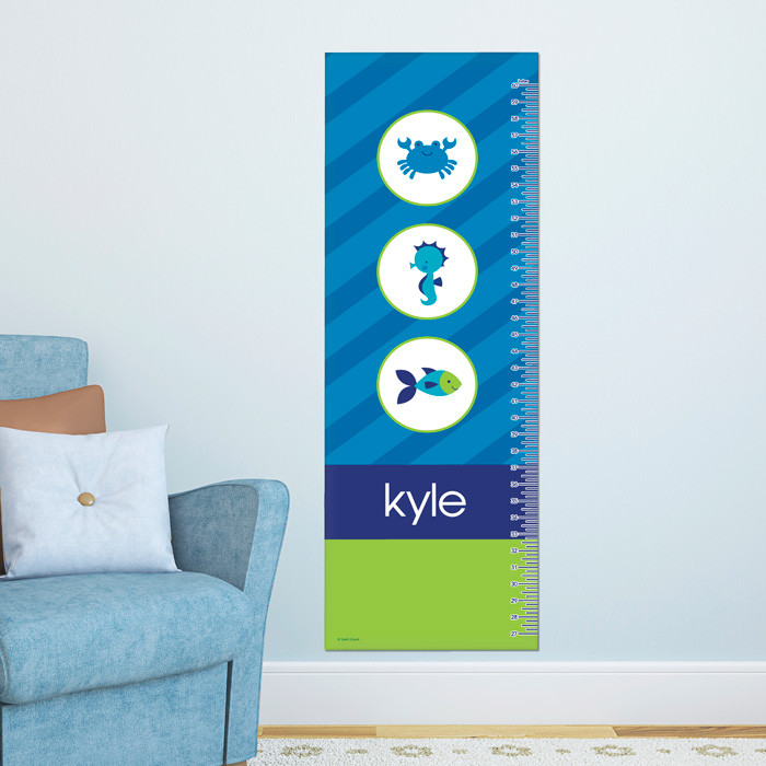 Cute Undersea Creatures Growth Chart