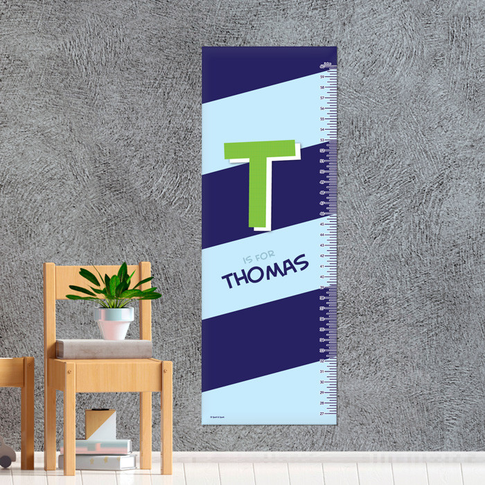 Brilliant Initial - Blue Growth Chart