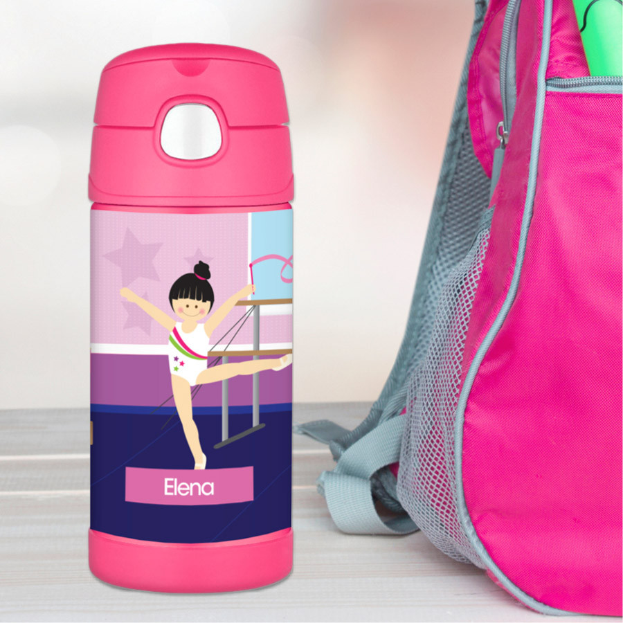 Cute Gymnast Girl Thermos Bottle
