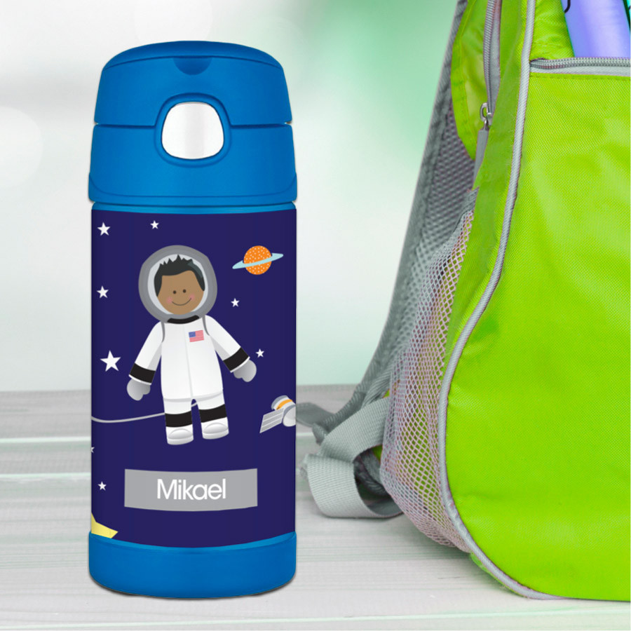 Fly to the Moon Thermos Bottle