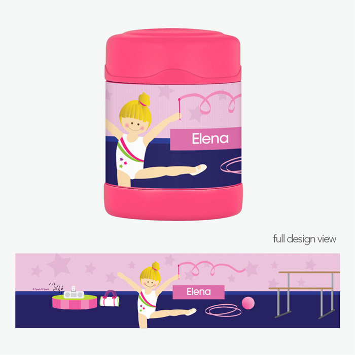 Cute Gymnast Girl Thermos Food Jar