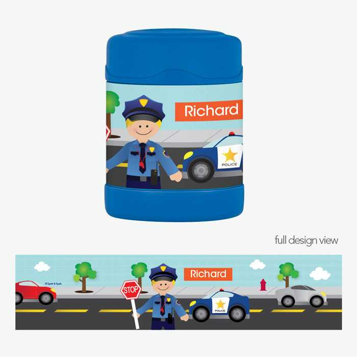 Police on Duty Thermos Food Jar