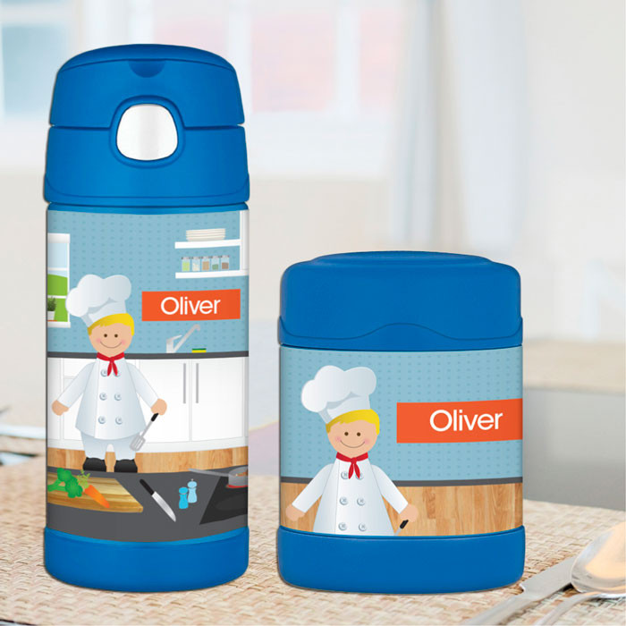 A Boys Chef's Taste Thermos Food Jar