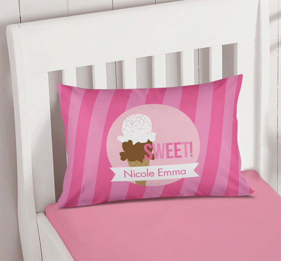 Sweet & Yummy Pink Pillowcase Cover