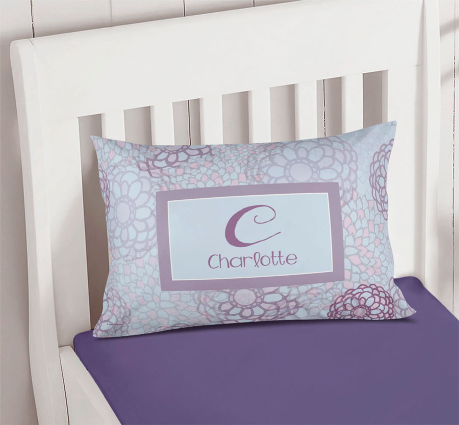 Flower Mosaic Pillowcase Cover