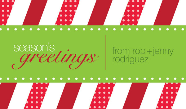 Candy Stripes For You  Gift Tag