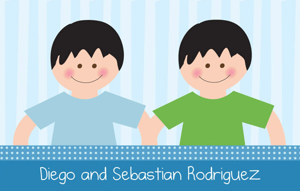 My Brother And I Smiling  Gift Tag