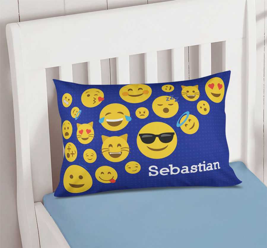Boy Emojis Pillowcase Cover