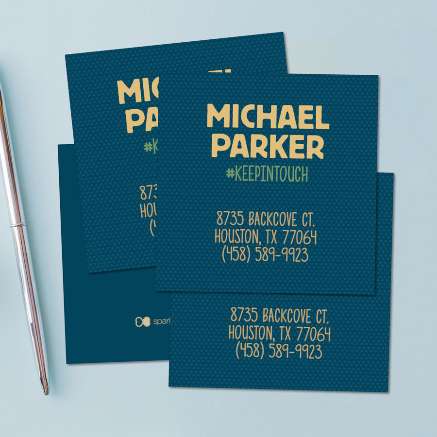 Midnight Green Calling Cards