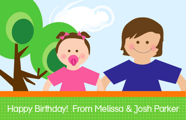 Playing At The Park Gift Tags