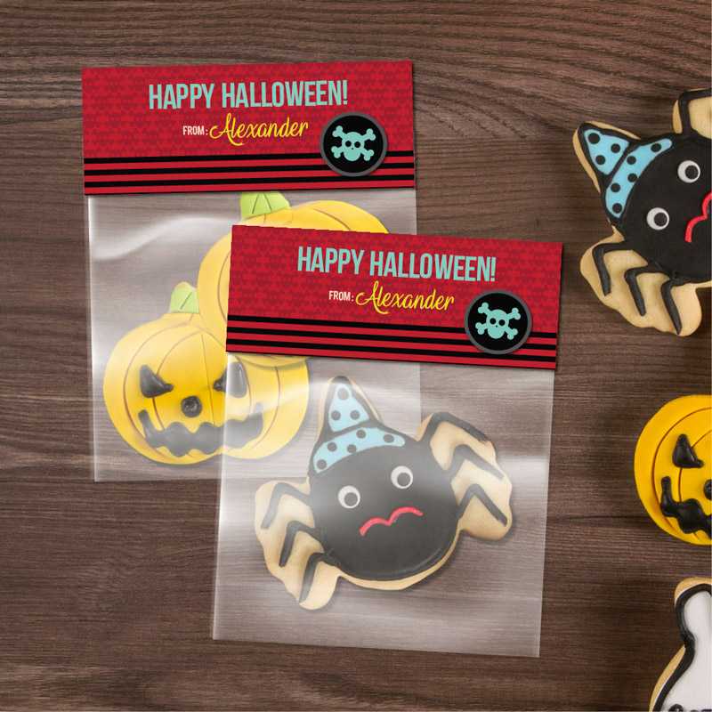 Halloween Skull Treat Bags