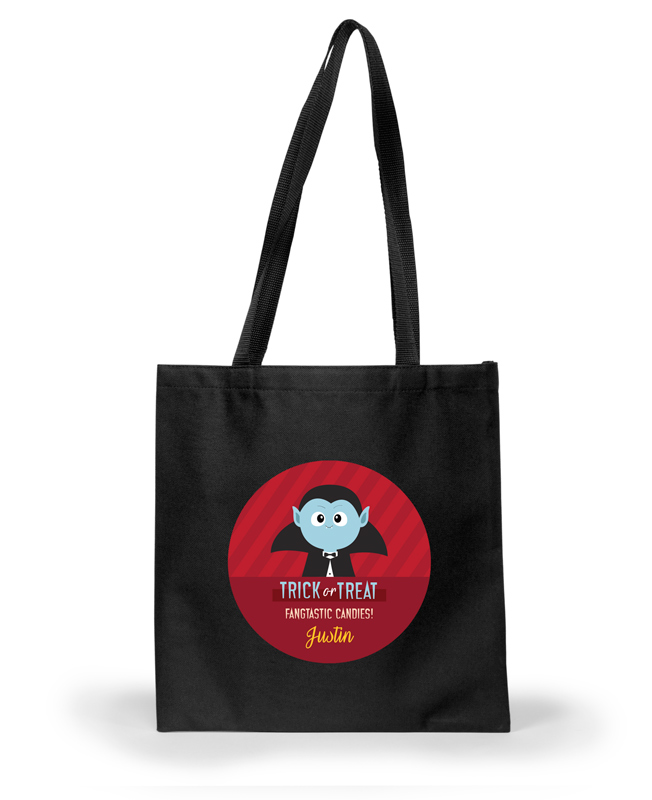 Blue Dracula Halloween Bag