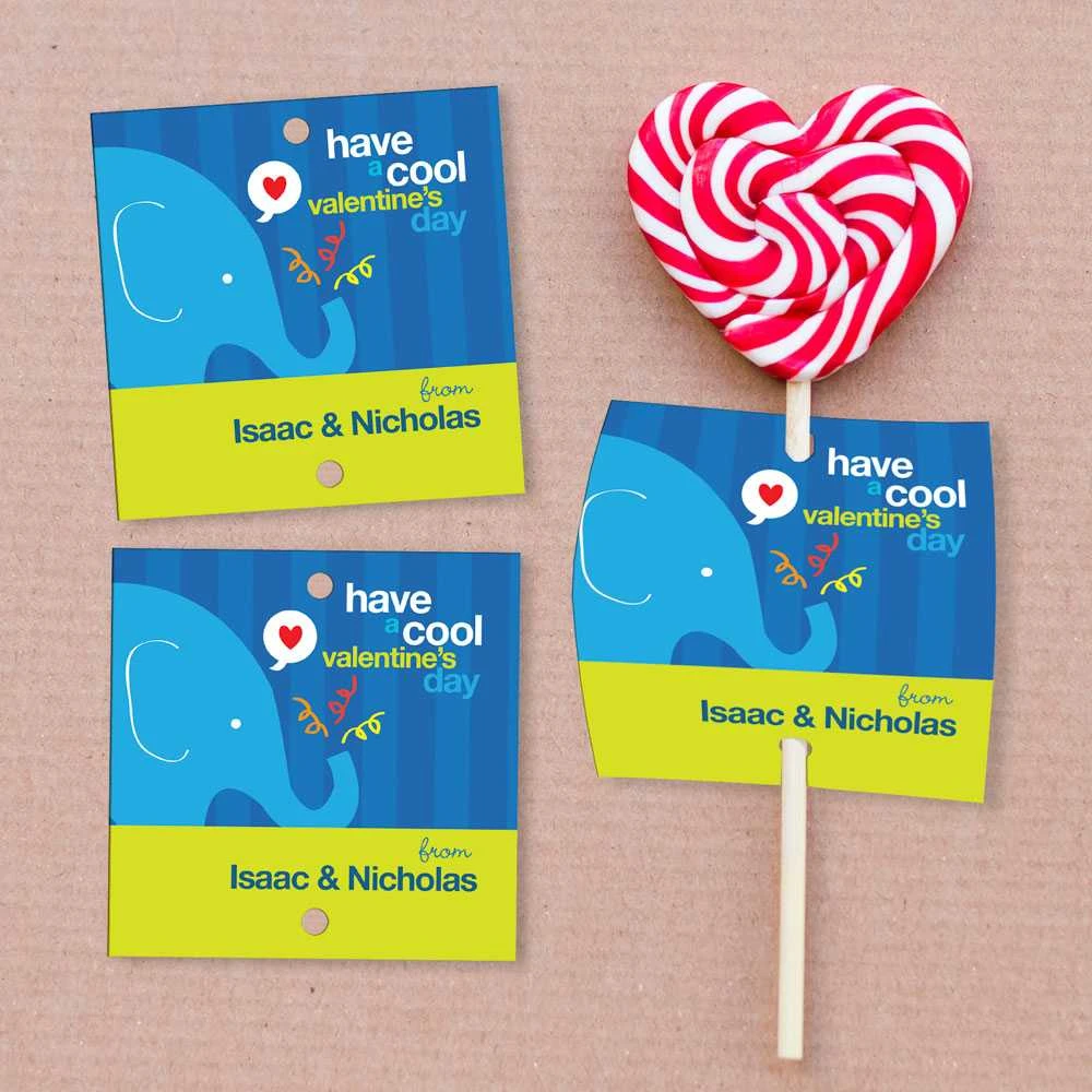 A Cool Valentine's Day Lollipop Cards Set