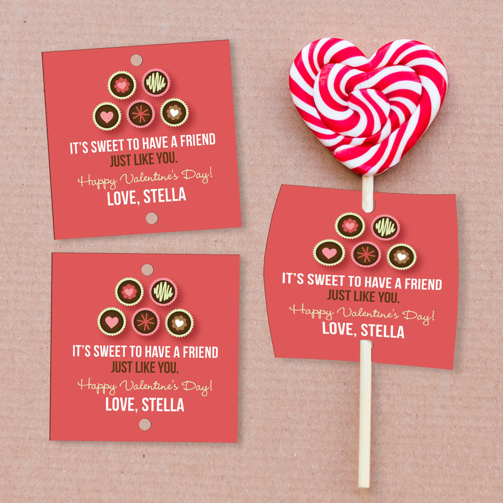 Sweet TreatsLollipop Cards Set