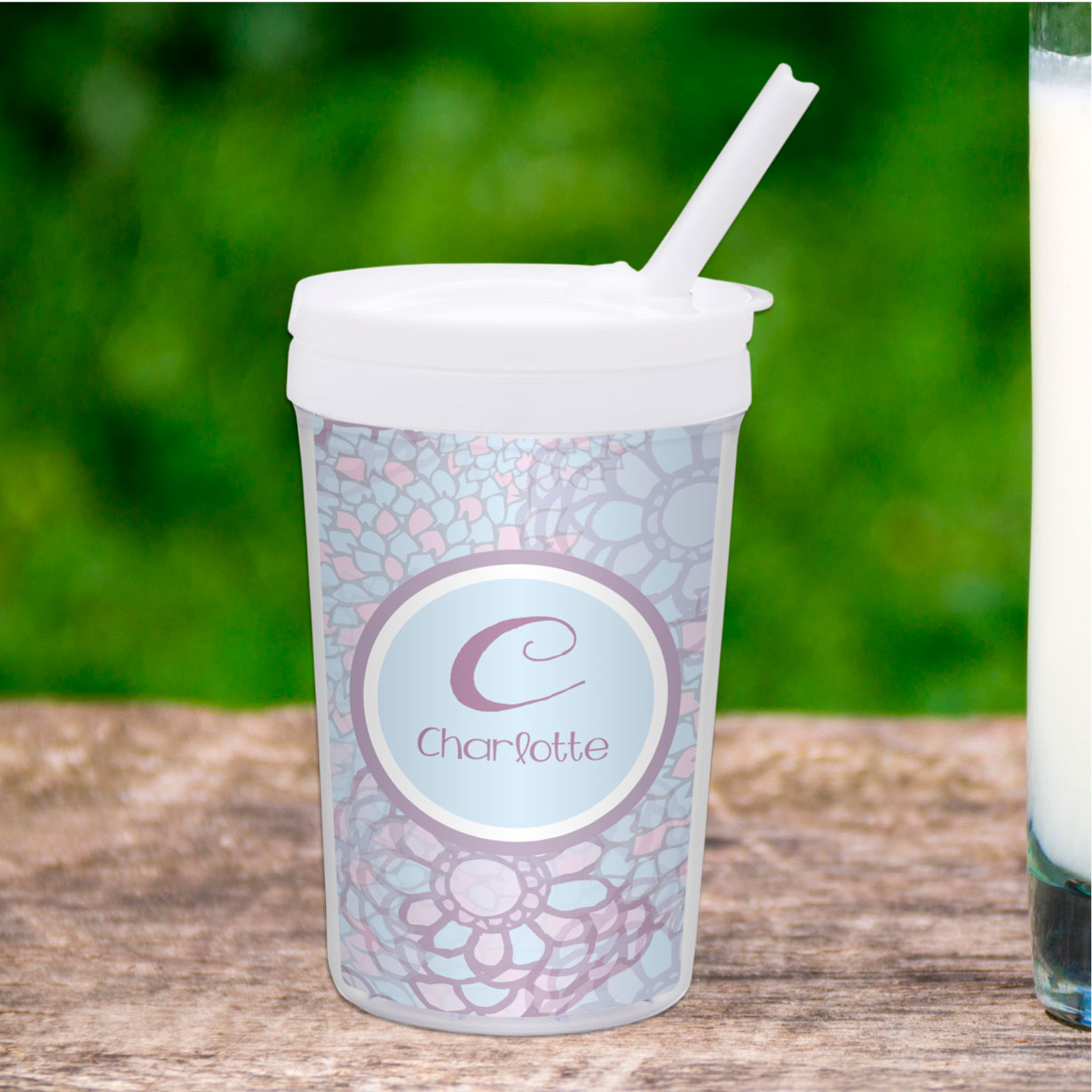 Flower Mosaic Toddler Cup