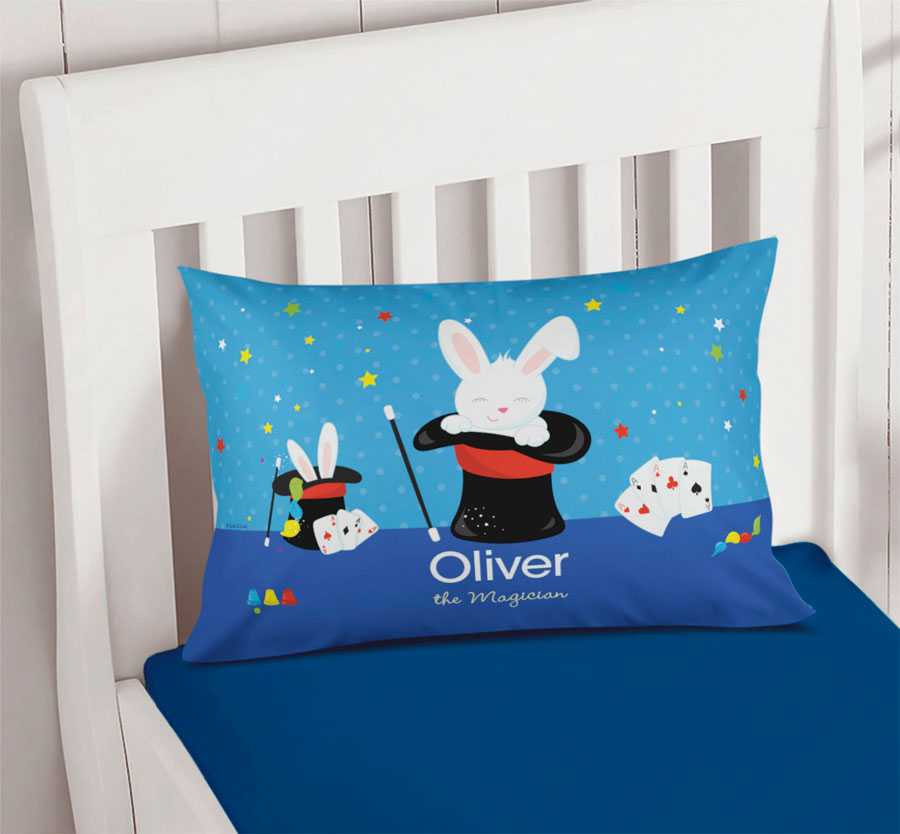 Cute Magician Boy Pillowcase Cover