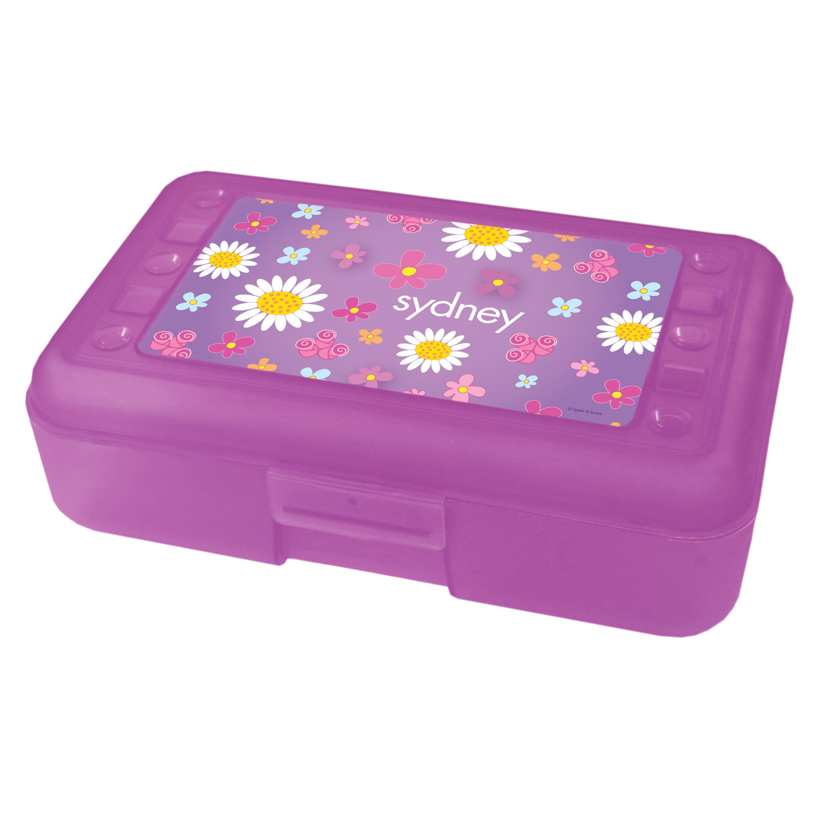 Field Of Flowers Purple Pencil Box
