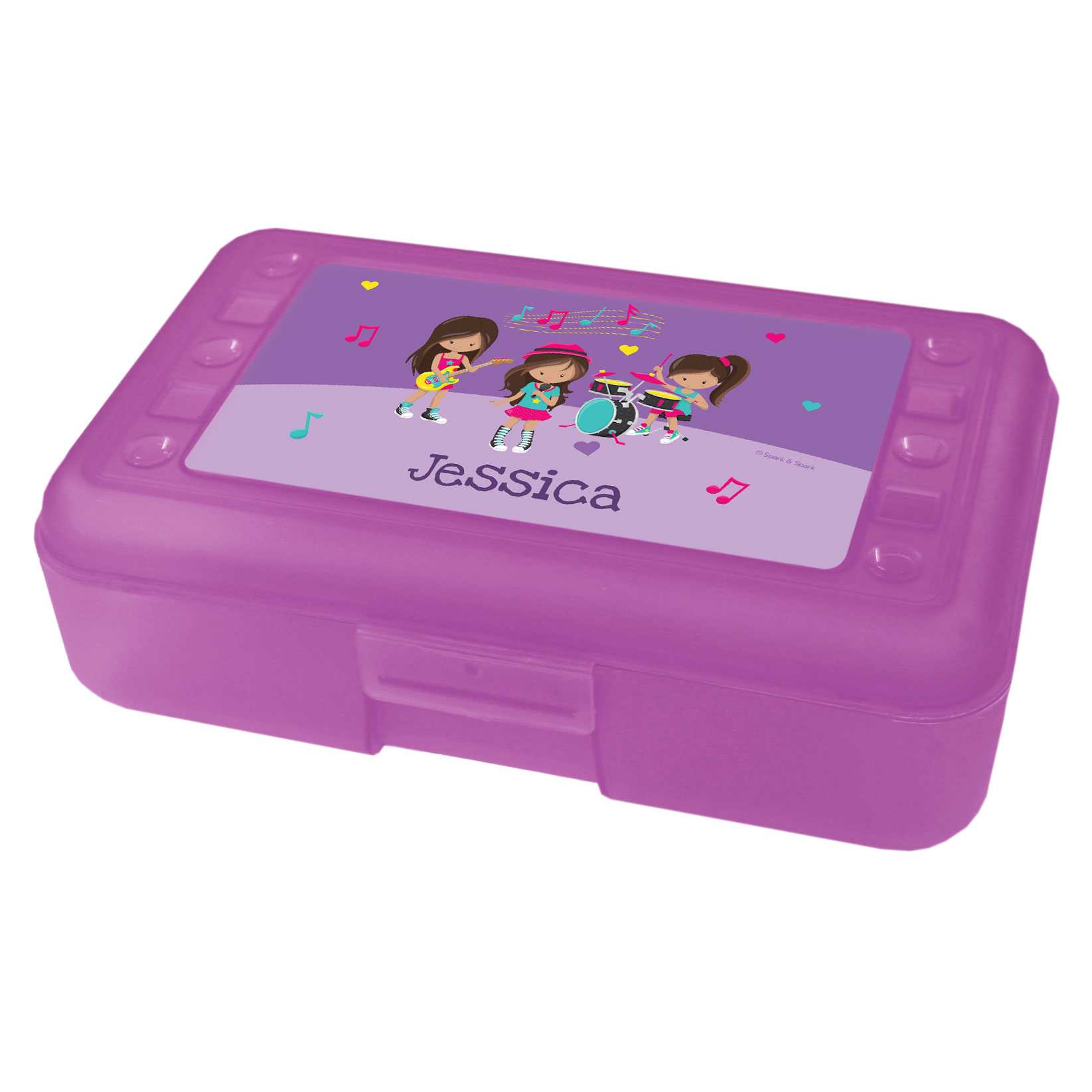 Rock and Roll Band Pencil Box