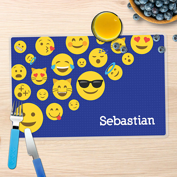 Boy Emojis Kids Placemat