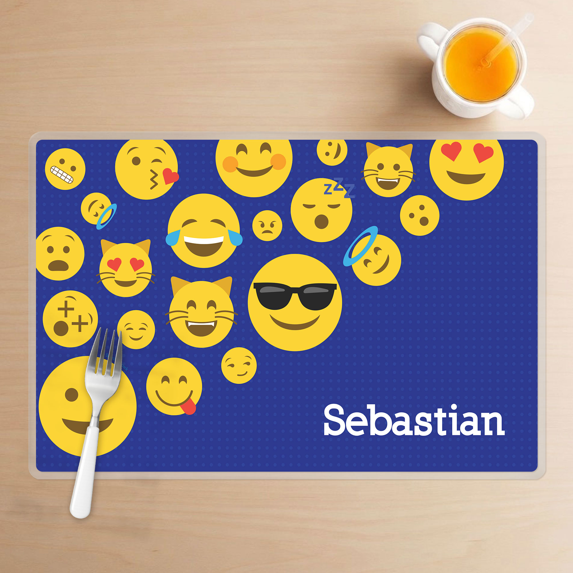 Boy Emojis Kids Placemat