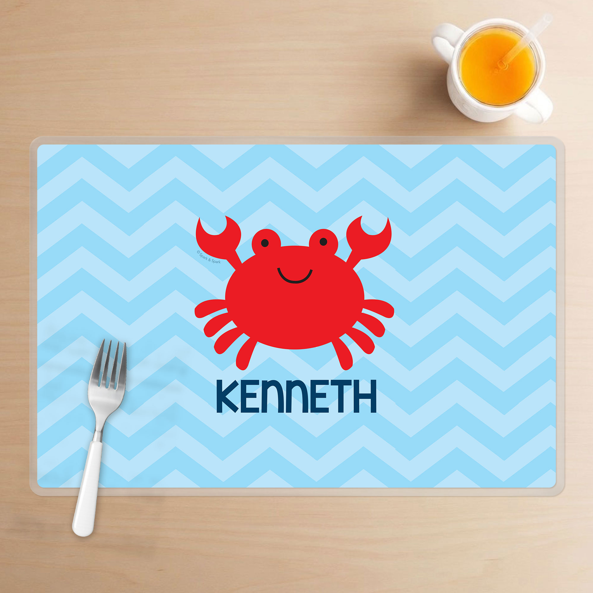 Happy Crab Kids Placemat
