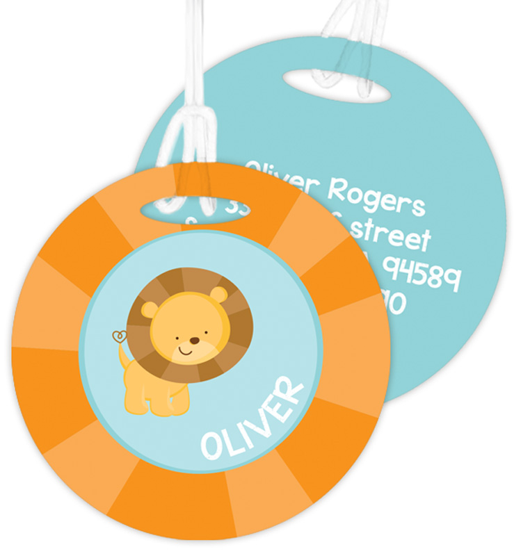 Cute Baby Lion Bag Tag