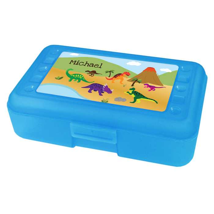 Dinosaurs in the Jungle Personalized Pencil Box