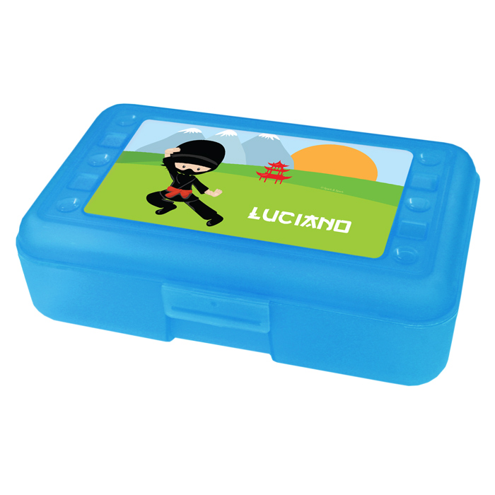 Cool Super Ninja Personalized Pencil Box