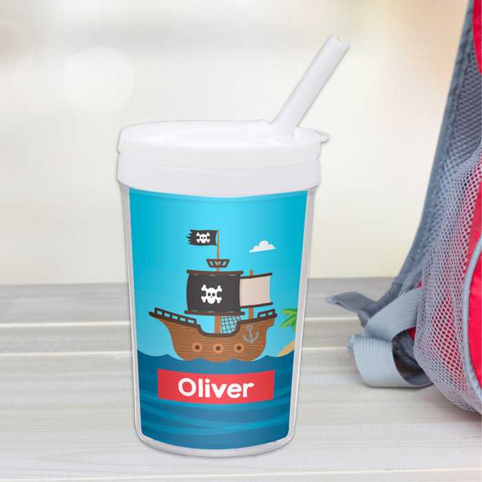 All Aboard Pirates Toddler Cup