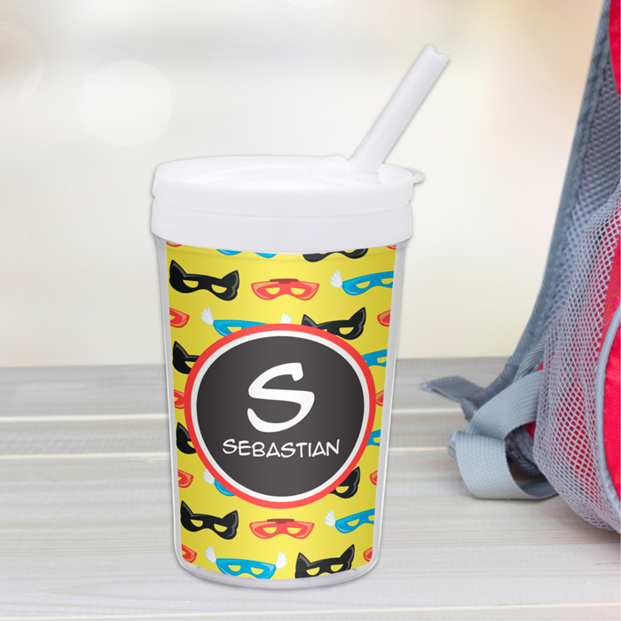 Super Hero Masks Toddler Cup