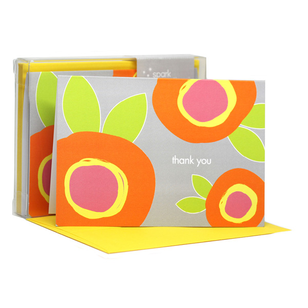 Mod flowers Notecards