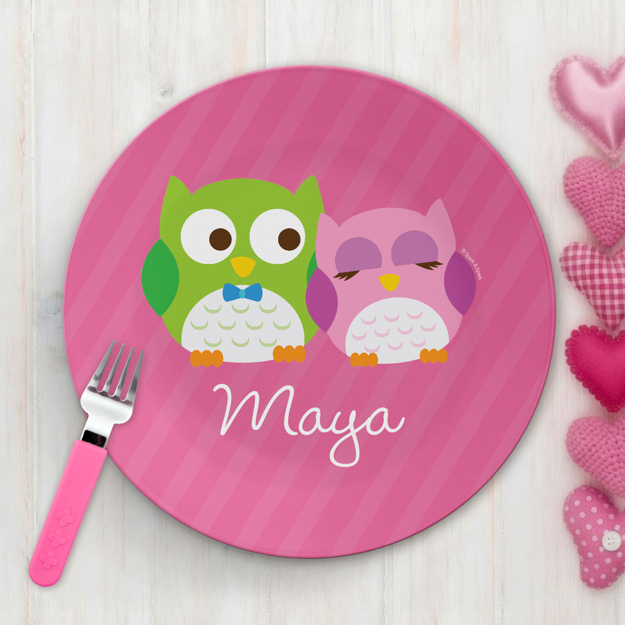 Sweet Owls Kids Plates