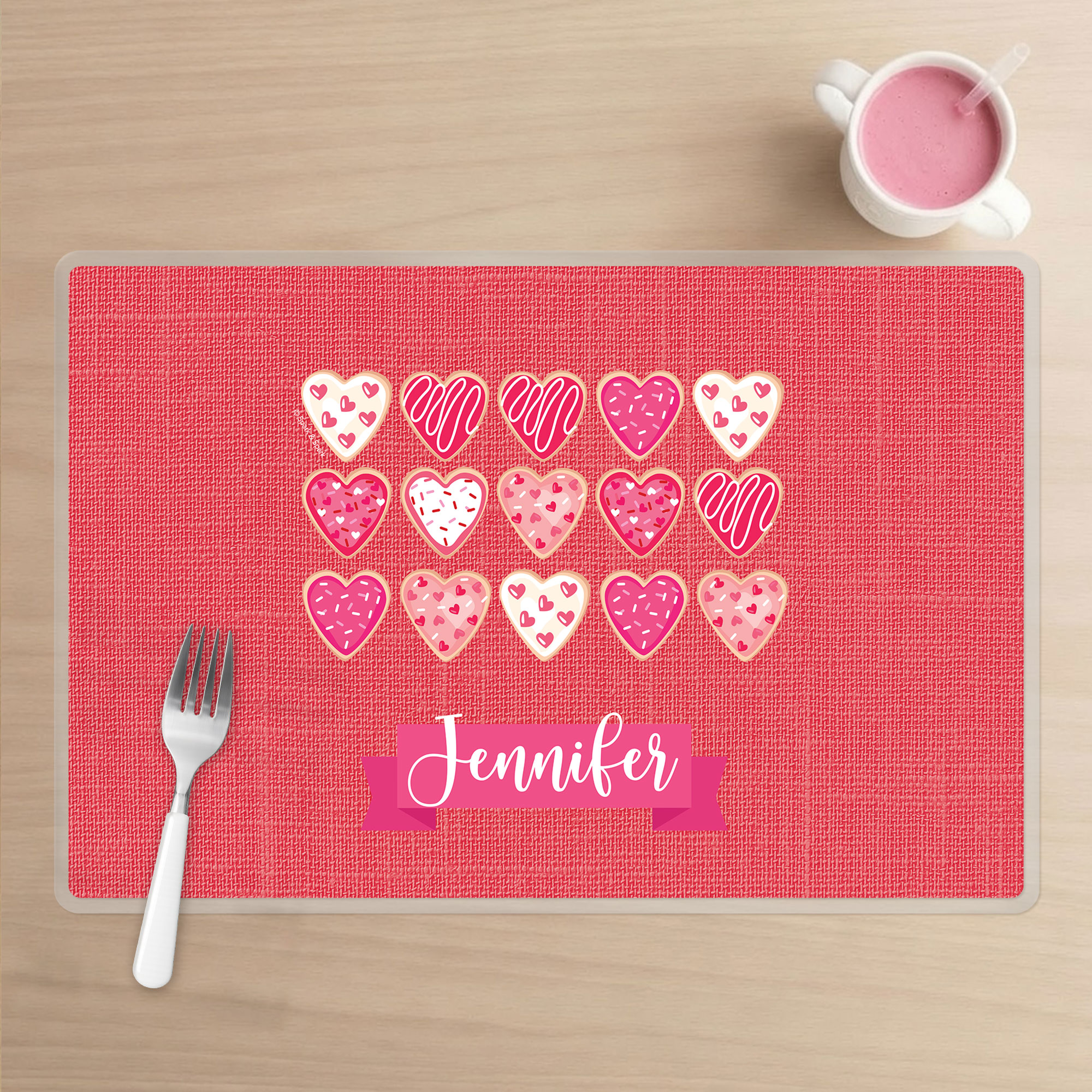 Full of Hearts Kids Placemat