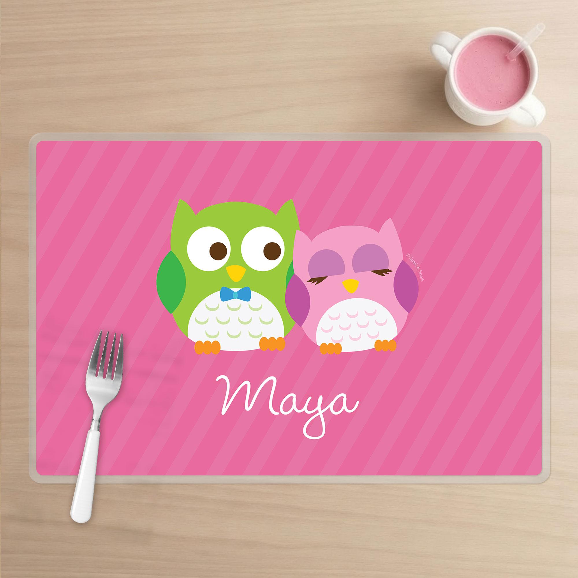 Sweet Owls Kids Placemat