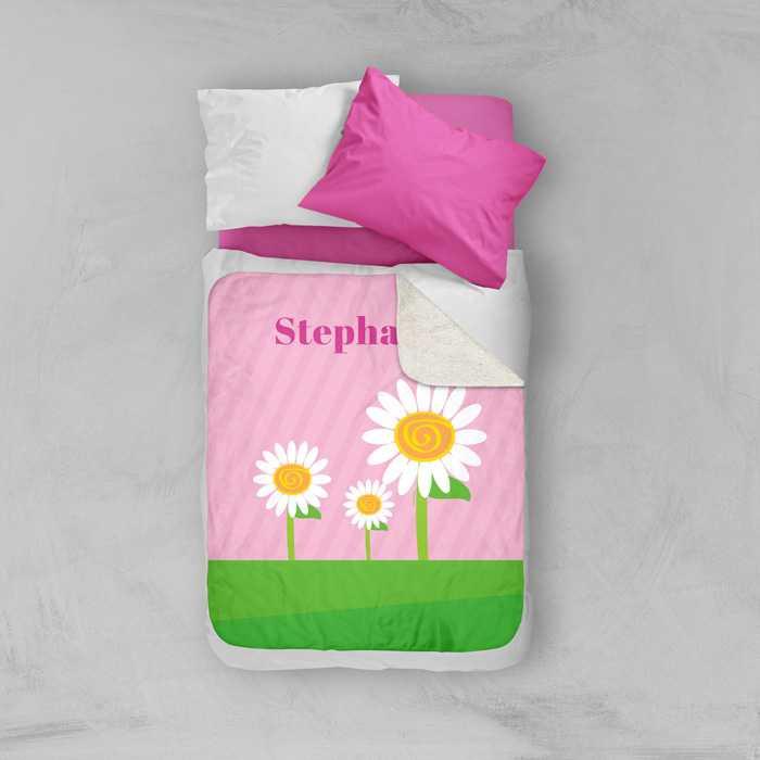 A Daisy For You Sherpa Blanket