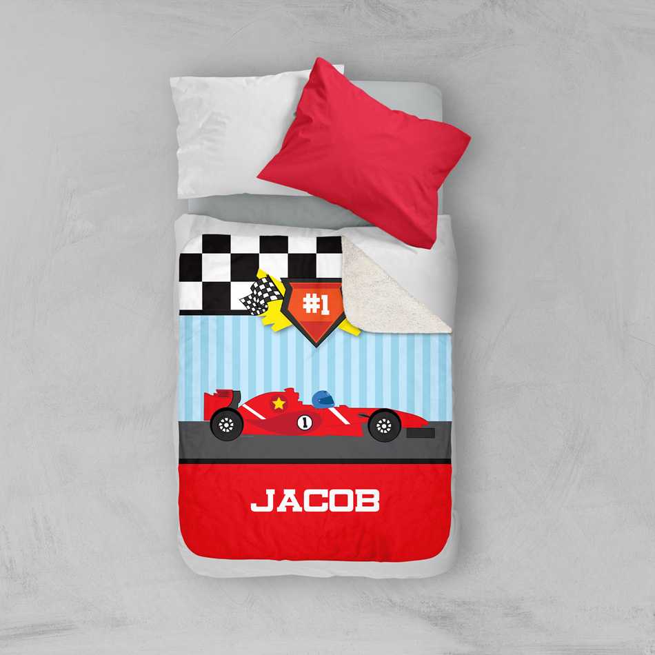 Fast Race Sherpa Blanket