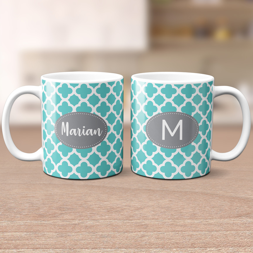 Quatrefoil Beauty Ceramic Mug