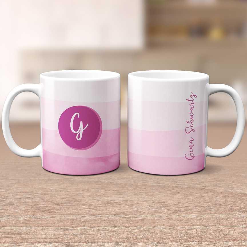Watercolor Waves Ceramic Mug