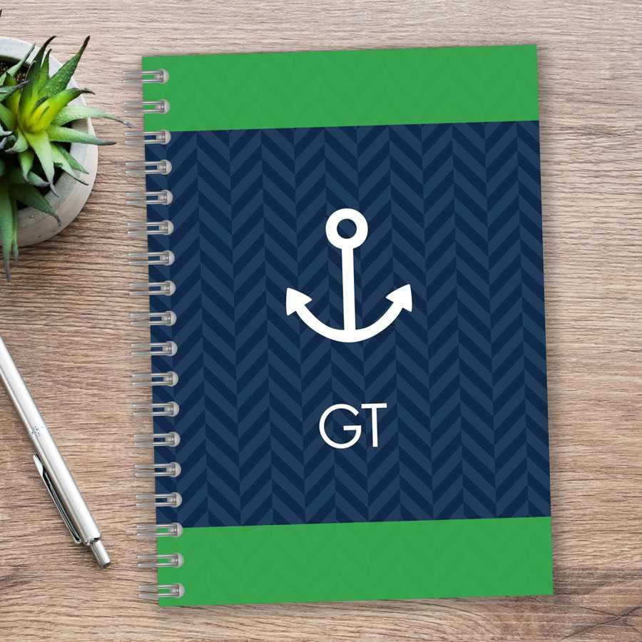 Nautical Anchor Writing Journal