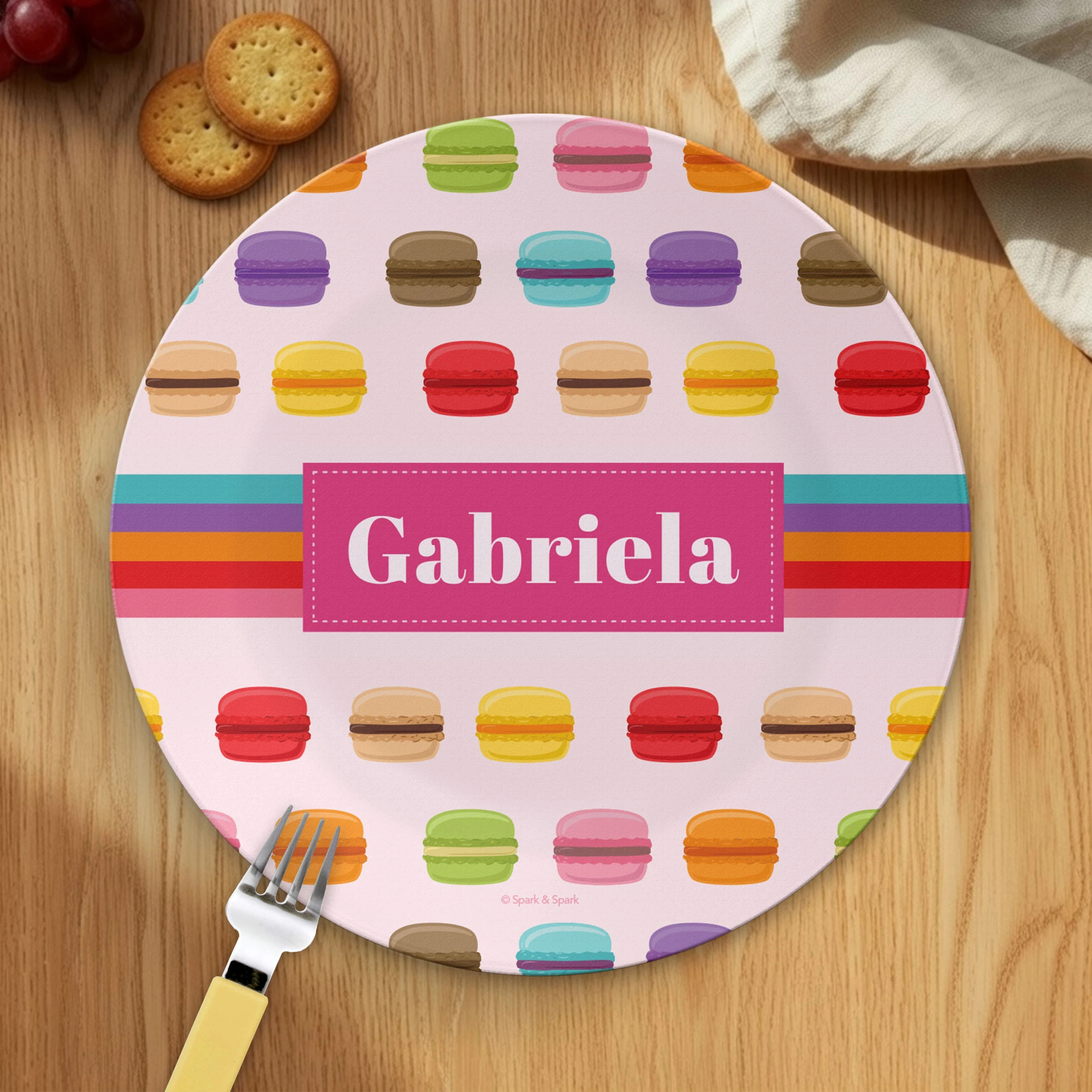 Macaron Party Kids Plates