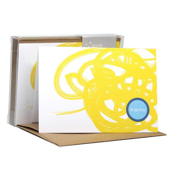 Urban graffitti Yellow Notecards