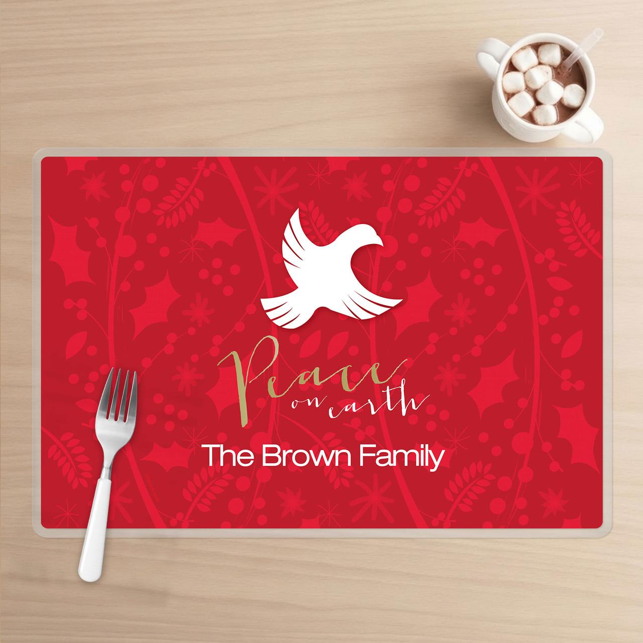 Peace On Earth Holiday Placemat