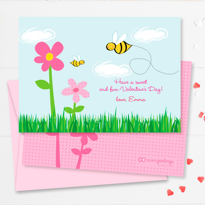 A Valentine's Bee Kids Valentines Cards